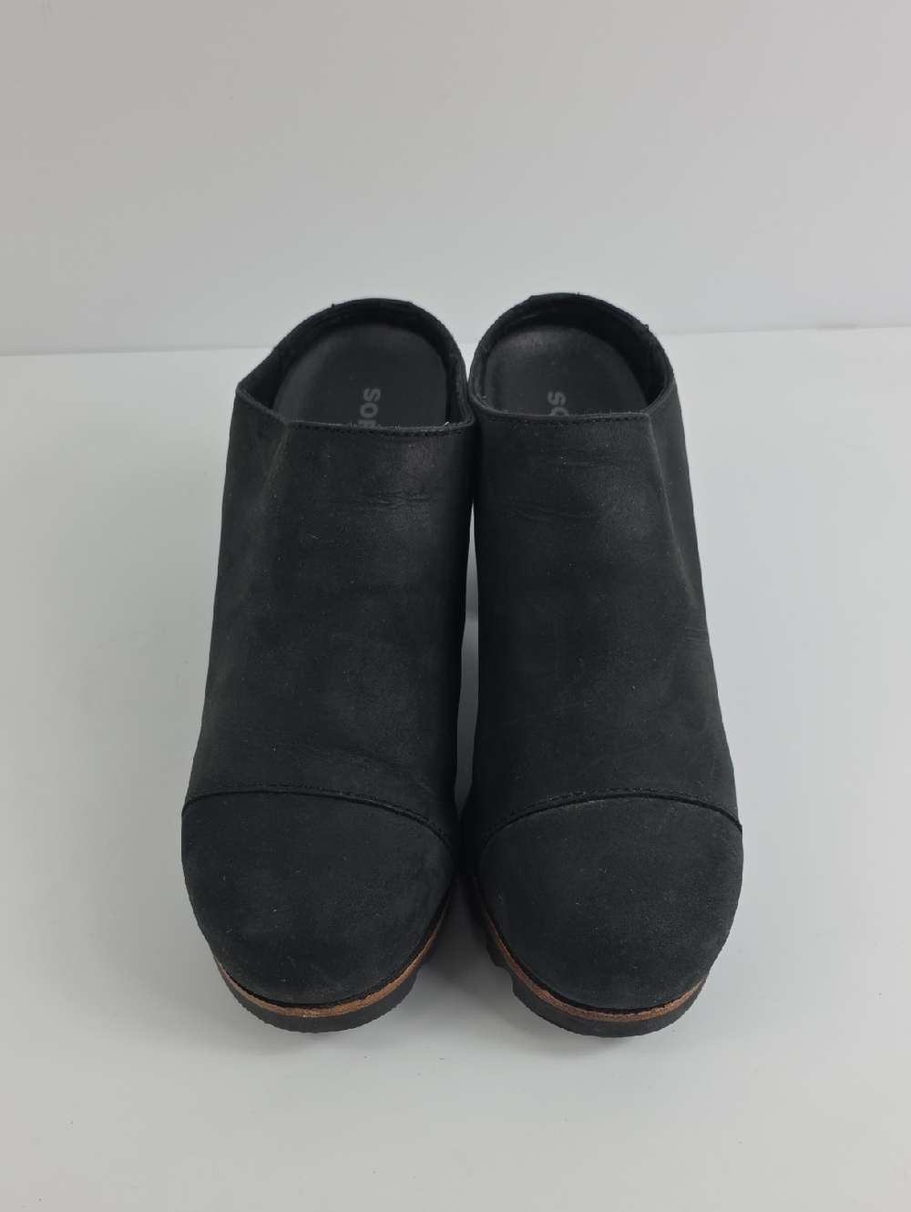 Sorel Addington Waterproof Black Women's Mule Boots Size 6.5 - Picture 5 of 11